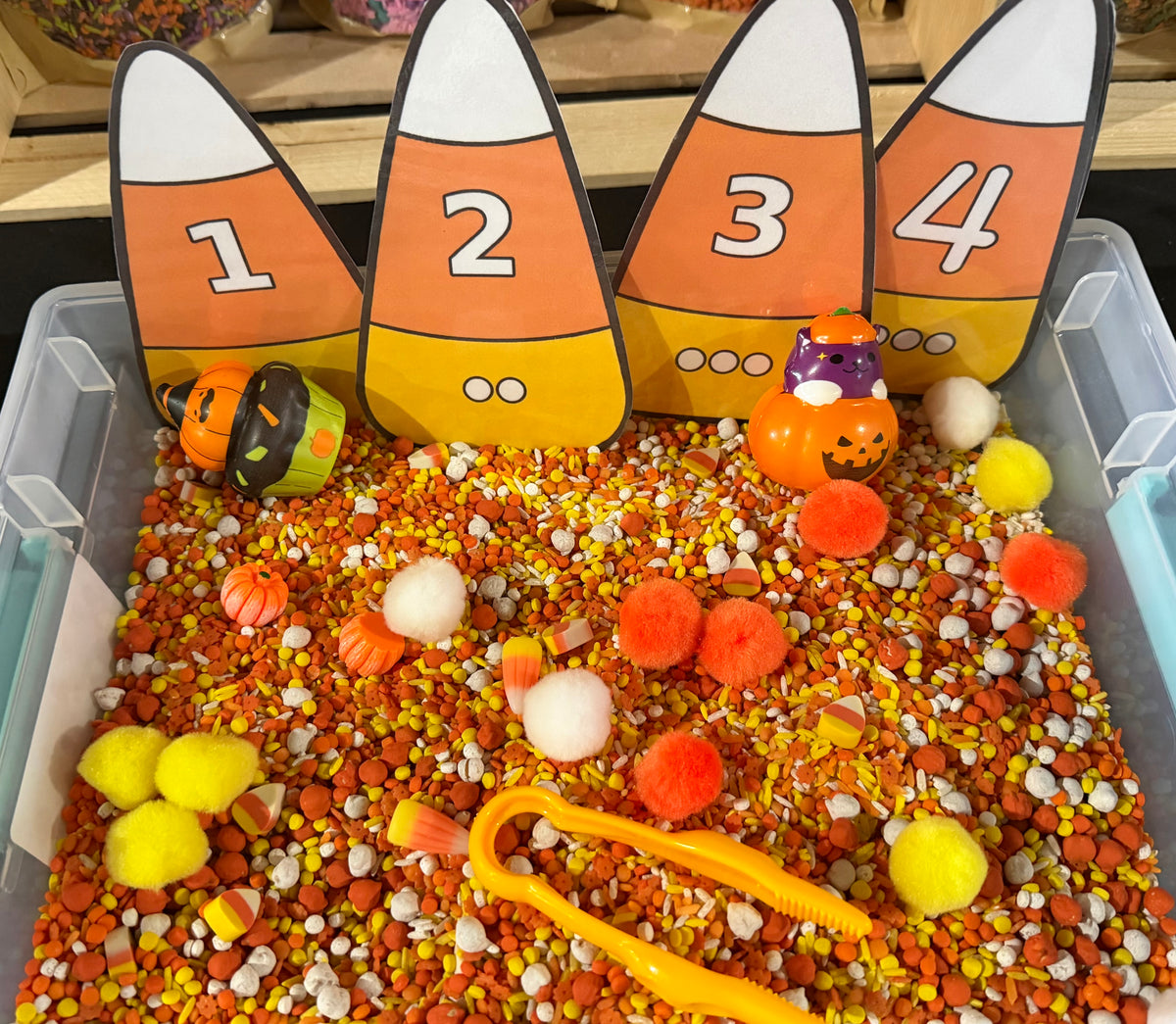 Candy Corn Counting Wonder Tub